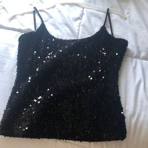 sequins party top